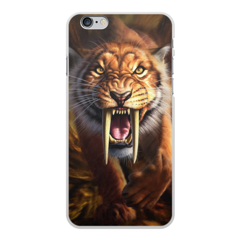 Printio Чехол для iPhone 6 Plus, объёмная печать Тигры фэнтези