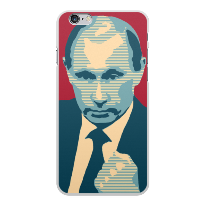 Printio Чехол для iPhone 6 Plus, объёмная печать Putin