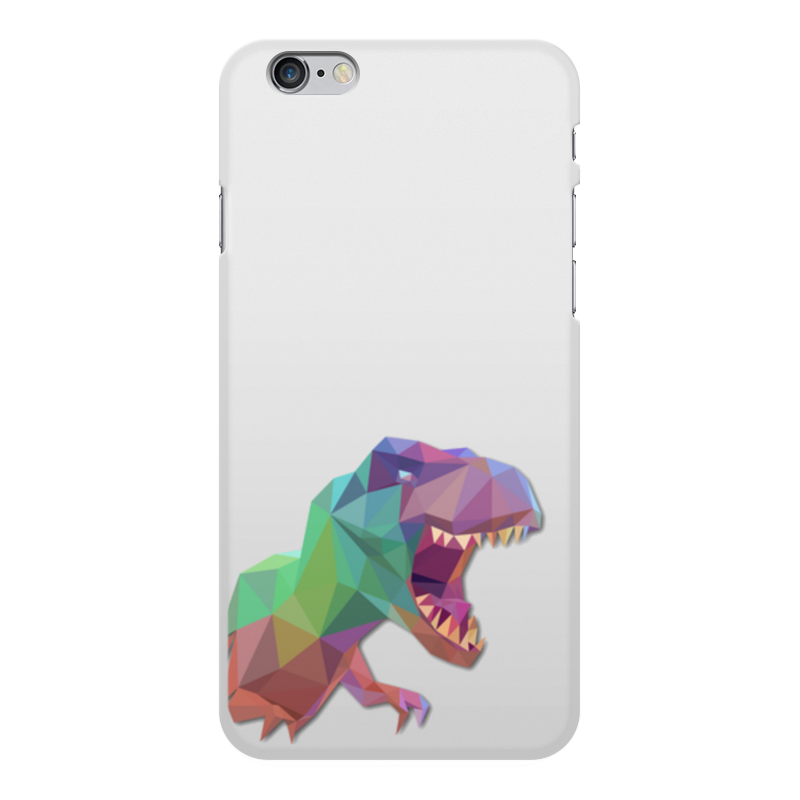 Printio Чехол для iPhone 6 Plus, объёмная печать Динозавр чехол mypads нарисованный динозавр в наушниках для nokia g11 plus задняя панель накладка бампер