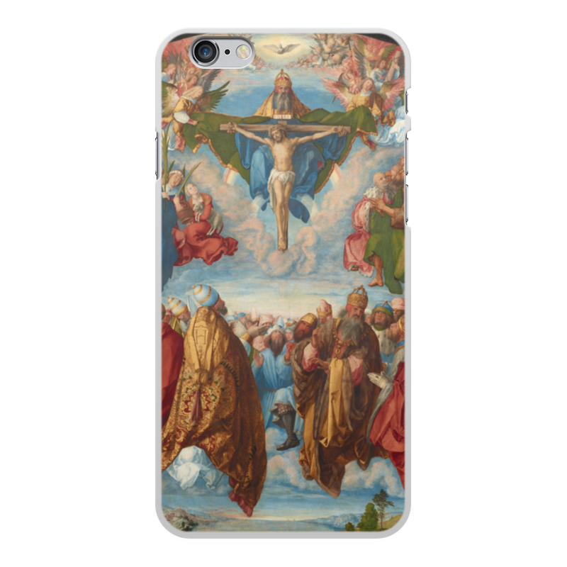 Printio Чехол для iPhone 6 Plus, объёмная печать Поклонение святой троице (альбрехт дюрер)