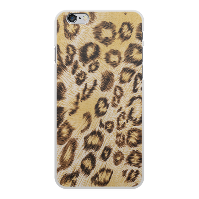 Printio Чехол для iPhone 6 Plus, объёмная печать Леопард printio чехол для iphone 6 объёмная печать леопард