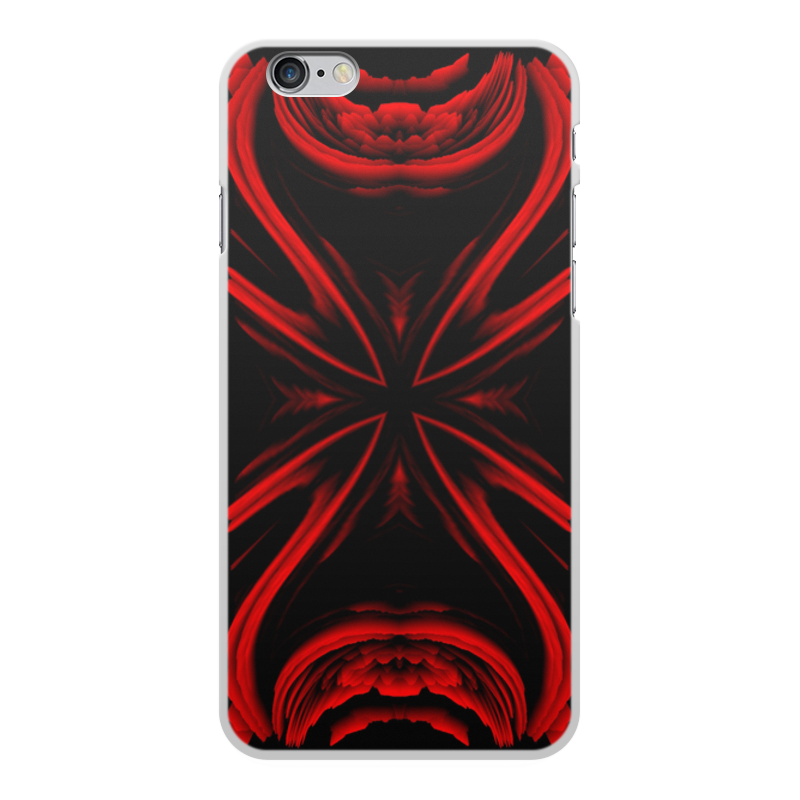 Printio Чехол для iPhone 6 Plus, объёмная печать Красная ртуть
