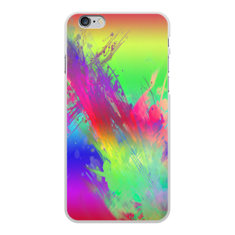 цена Printio Чехол для iPhone 6 Plus, объёмная печать Краски