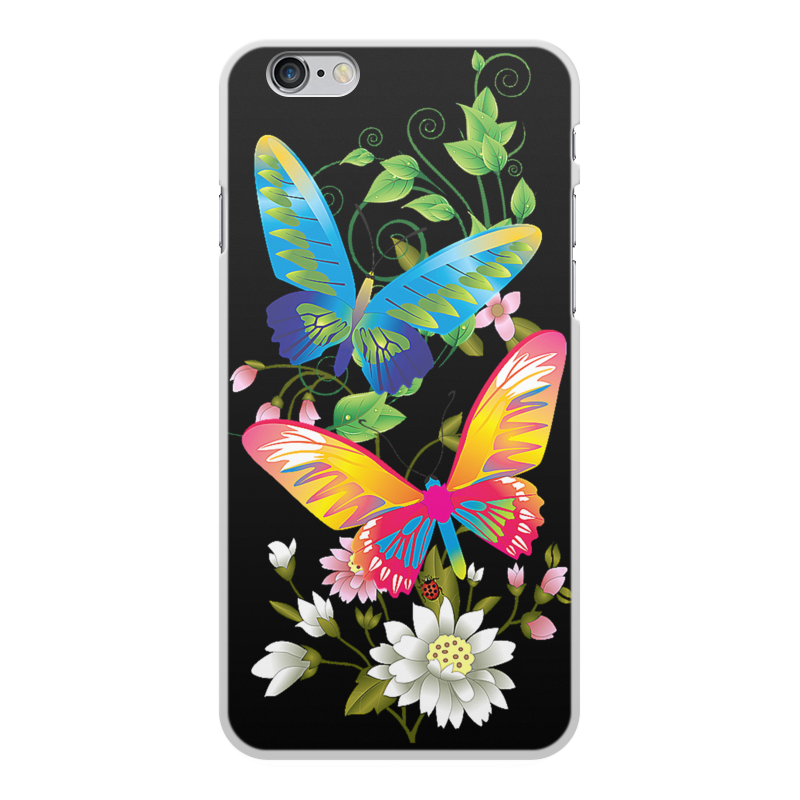Printio Чехол для iPhone 6 Plus, объёмная печать Бабочки фэнтези printio чехол для iphone 8 plus объёмная печать бабочки фэнтези