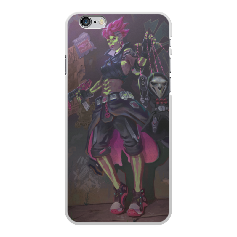 Printio Чехол для iPhone 6 Plus, объёмная печать Sombra with reaper