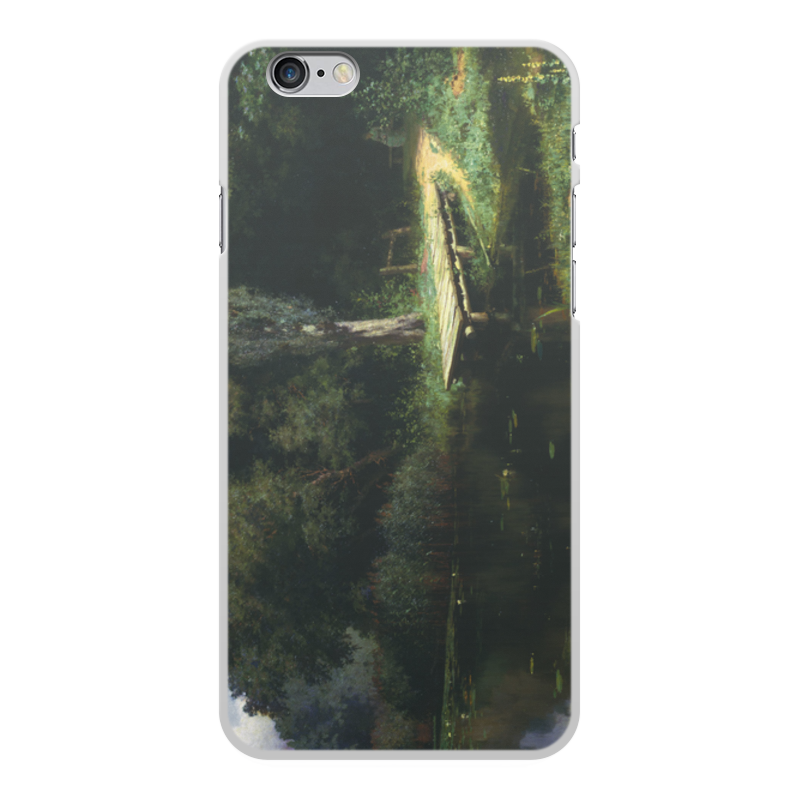 Printio Чехол для iPhone 6 Plus, объёмная печать Заросший пруд (картина поленова)
