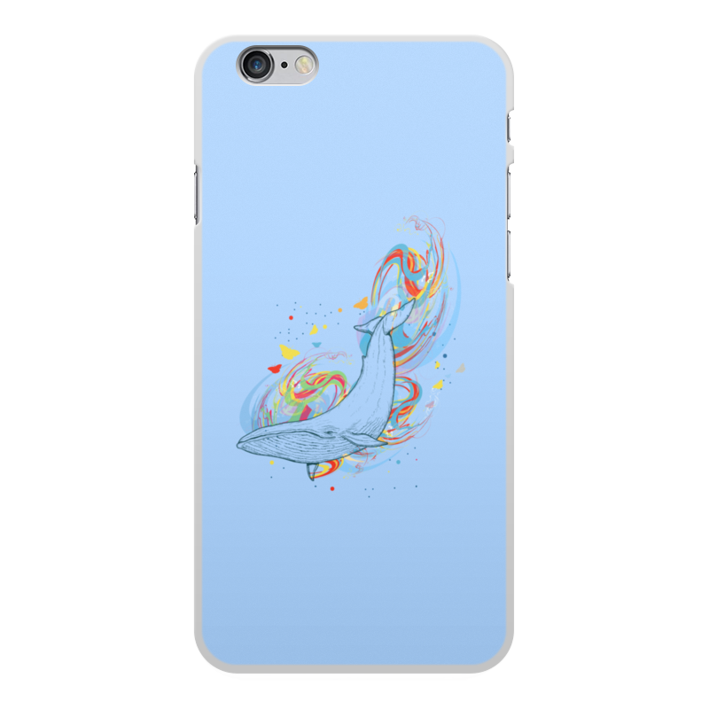 Printio Чехол для iPhone 6 Plus, объёмная печать Кит и волны printio чехол для iphone 8 объёмная печать кит и волны