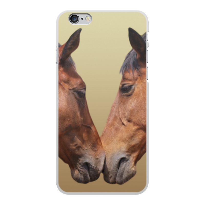 Printio Чехол для iPhone 6 Plus, объёмная печать Лошади printio чехол для iphone 7 plus объёмная печать лошади