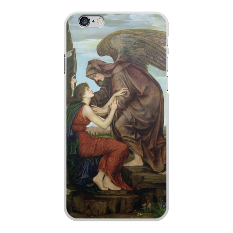 Printio Чехол для iPhone 6 Plus, объёмная печать Ангел смерти (эвелин де морган)