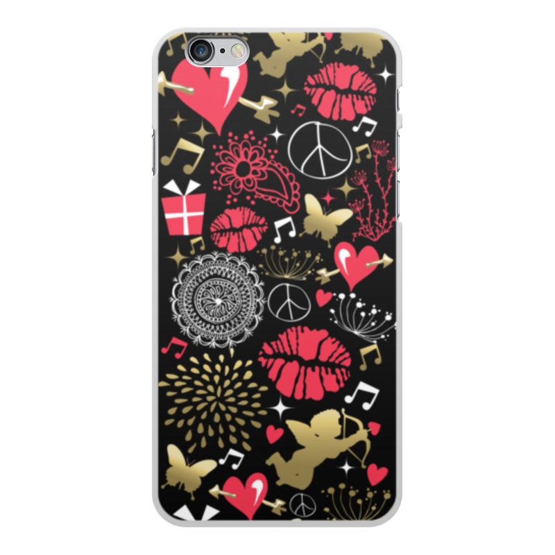 Printio Чехол для iPhone 6 Plus, объёмная печать Валентинка