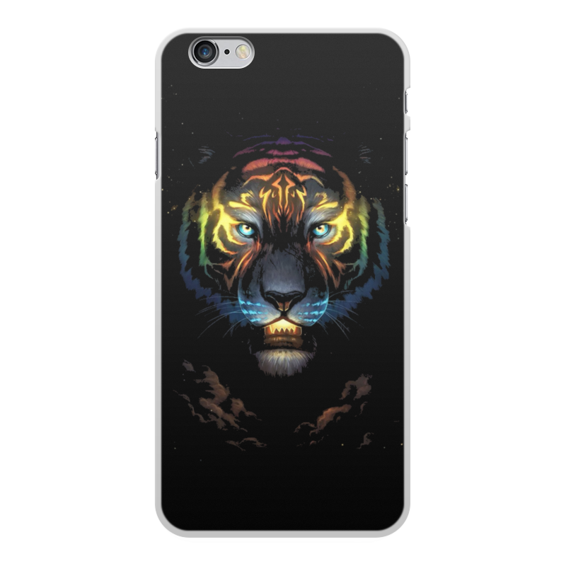 Printio Чехол для iPhone 6 Plus, объёмная печать Тигры