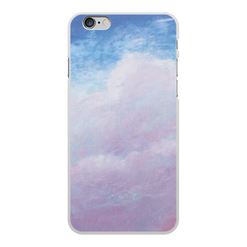 Printio Чехол для iPhone 6 Plus, объёмная печать Розовое облако на небе