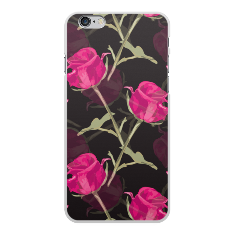 Printio Чехол для iPhone 6 Plus, объёмная печать бутоны роз
