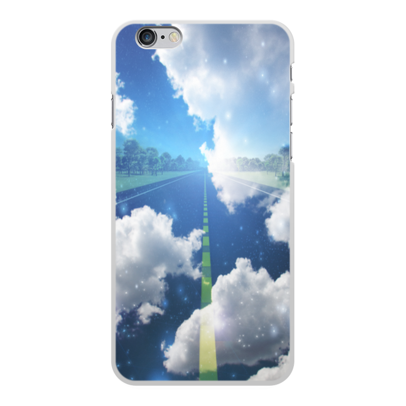 Printio Чехол для iPhone 6 Plus, объёмная печать Облака