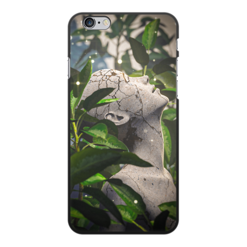 Printio Чехол для iPhone 6 Plus, объёмная печать Каменная девушка