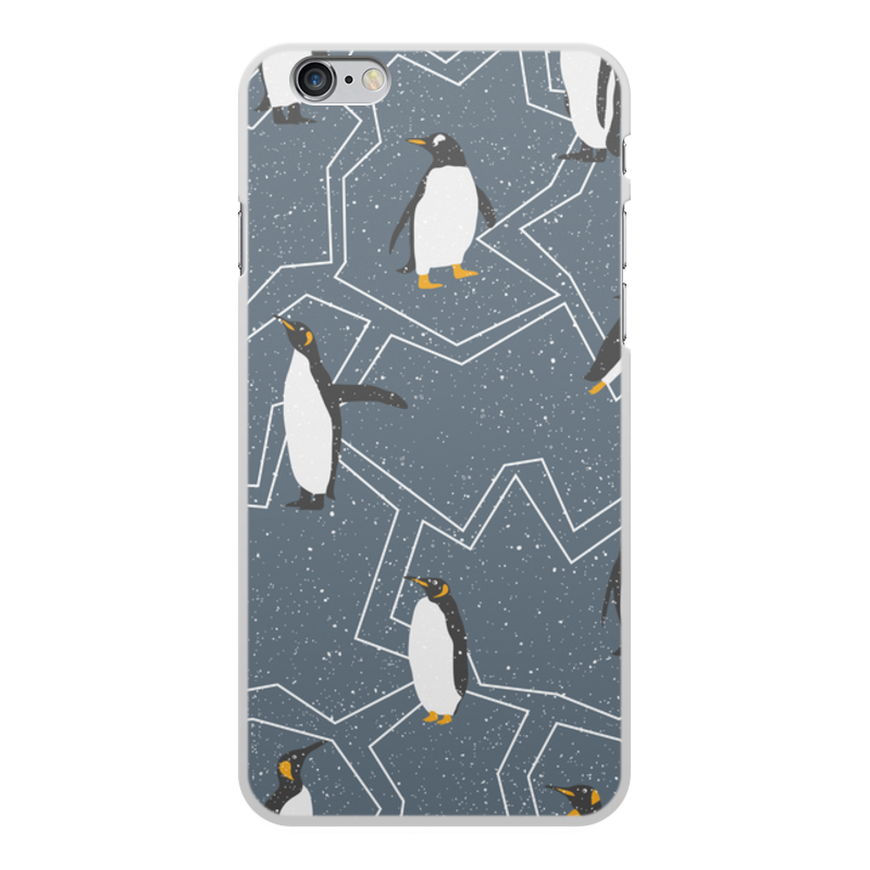 Printio Чехол для iPhone 6 Plus, объёмная печать Пингвины printio чехол для iphone 7 plus объёмная печать веселые пингвины