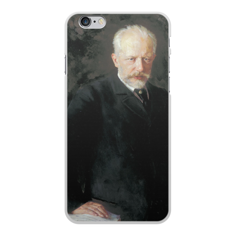 цена Printio Чехол для iPhone 6 Plus, объёмная печать Портрет петра ильича чайковского