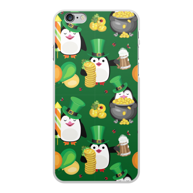Printio Чехол для iPhone 6 Plus, объёмная печать Веселые пингвины printio чехол для iphone 7 plus объёмная печать веселые коты