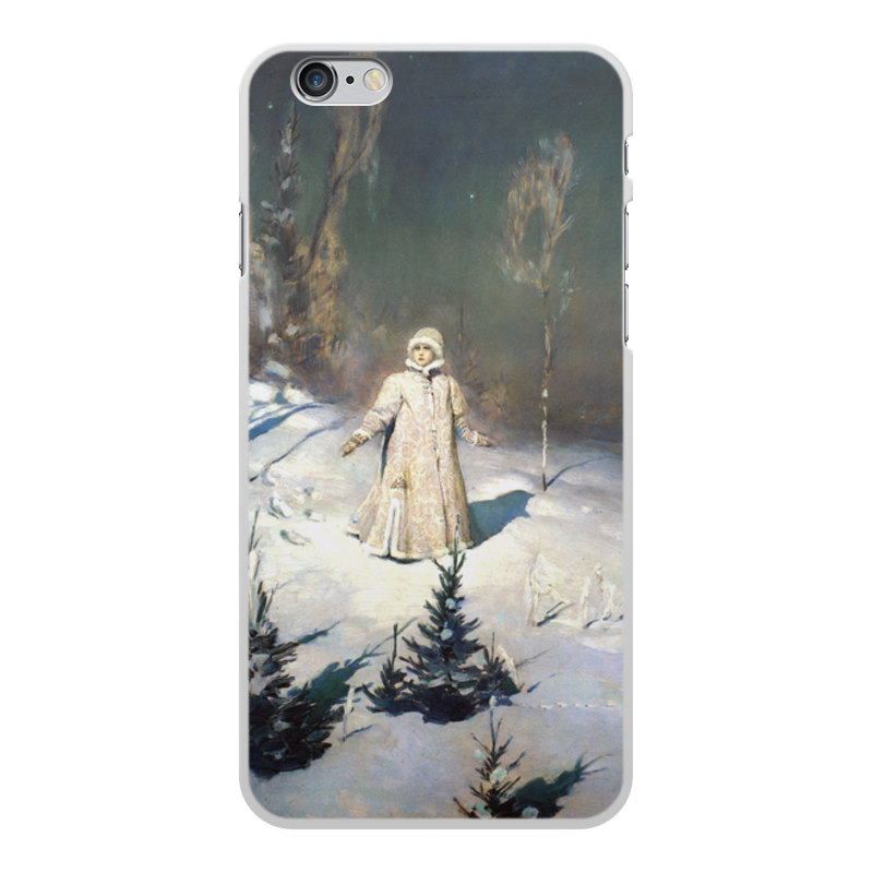 Printio Чехол для iPhone 6 Plus, объёмная печать Снегурочка (картина васнецова)