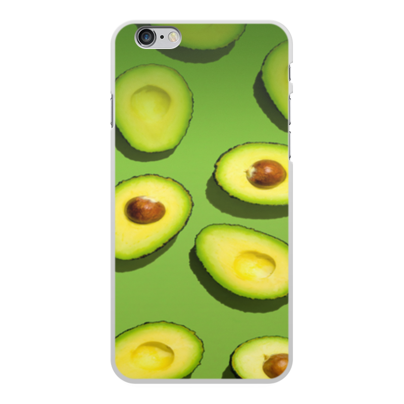 Printio Чехол для iPhone 6 Plus, объёмная печать авокадо