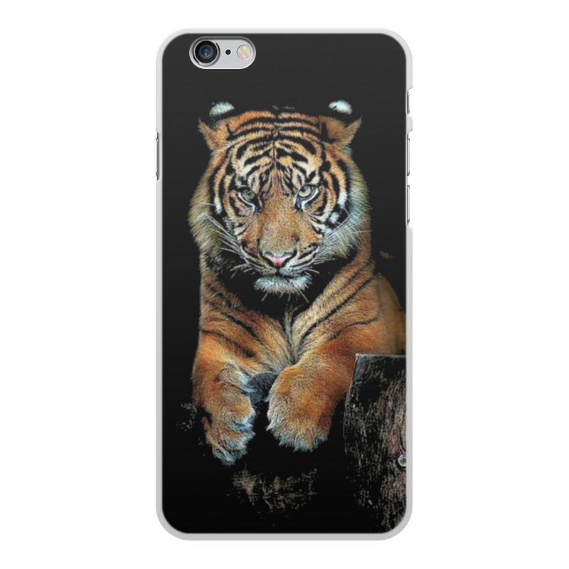 цена Printio Чехол для iPhone 6 Plus, объёмная печать Тигры
