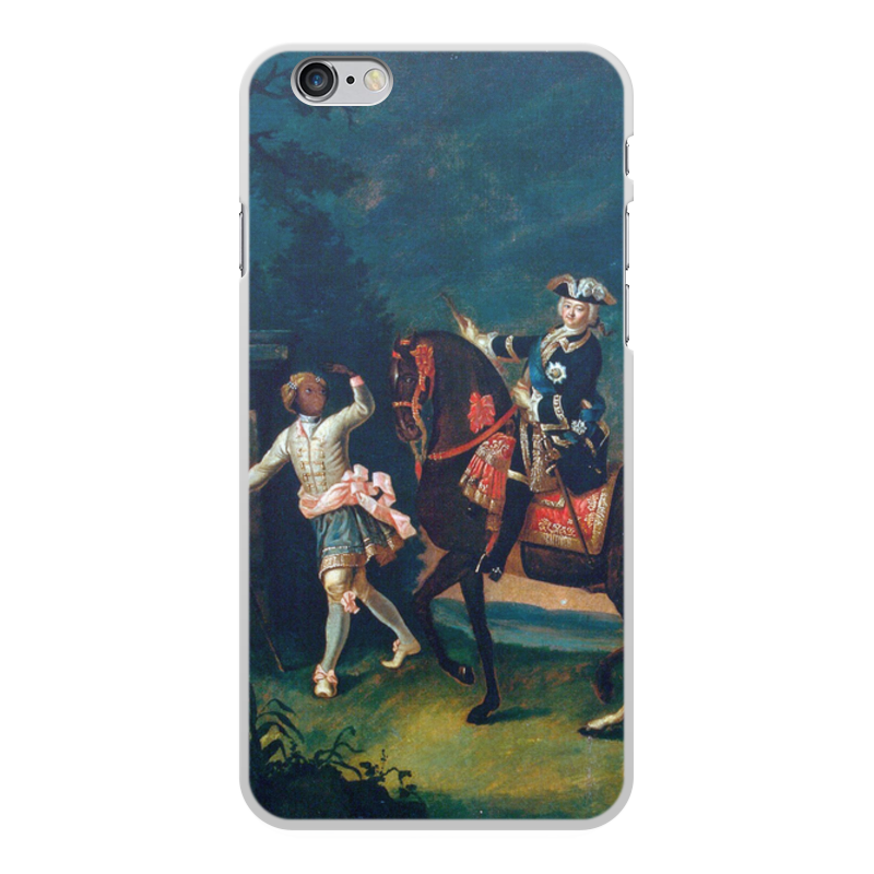 Printio Чехол для iPhone 6 Plus, объёмная печать Конный портрет елизаветы петровны с арапчонком printio чехол для iphone x xs объёмная печать конный портрет елизаветы петровны с арапчонком