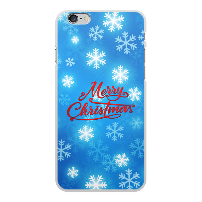 Printio Чехол для iPhone 6 Plus, объёмная печать Merry christmas