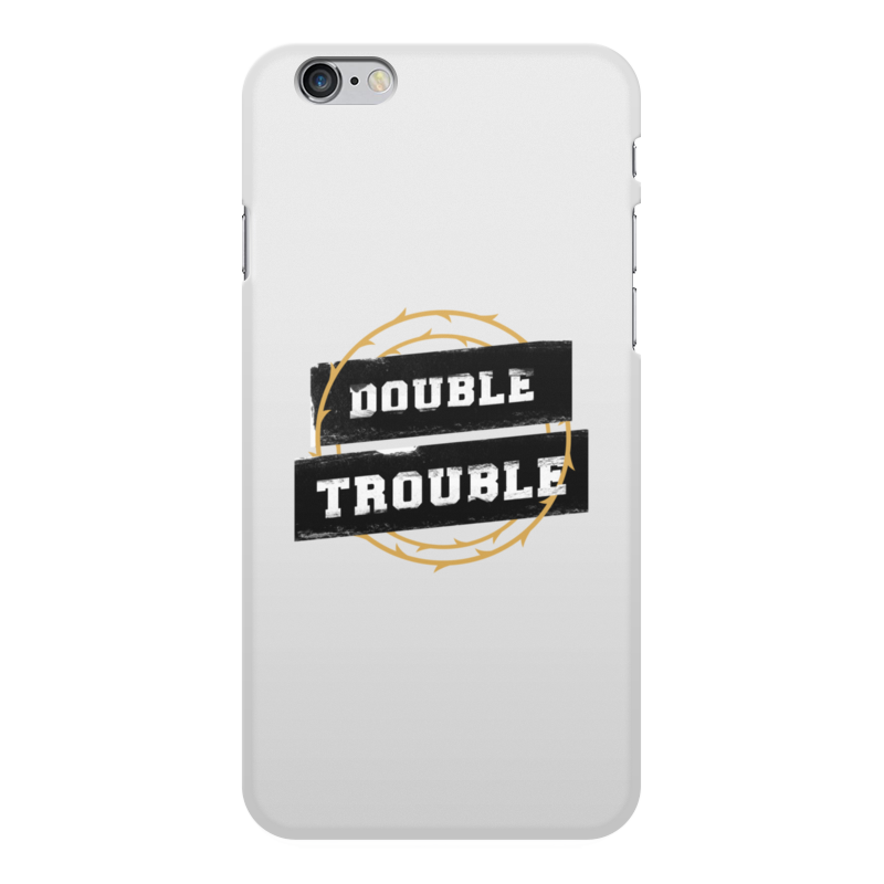 Printio Чехол для iPhone 6 Plus, объёмная печать Double trouble