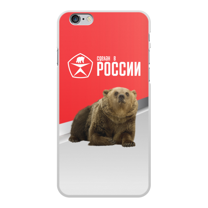 цена Printio Чехол для iPhone 6 Plus, объёмная печать Сделан в россии