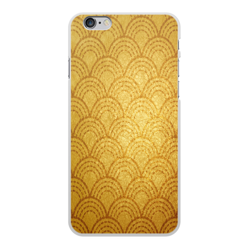 Printio Чехол для iPhone 6 Plus, объёмная печать золотой узор кнопка home для iphone 6 6 plus золотой gold