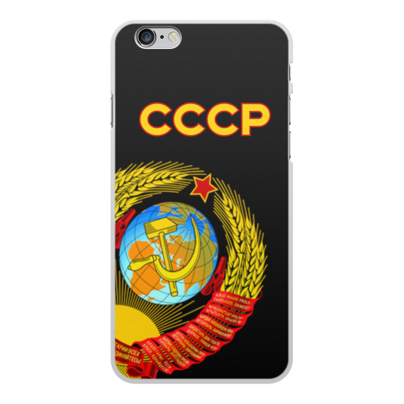 Printio Чехол для iPhone 6 Plus, объёмная печать Советский союз