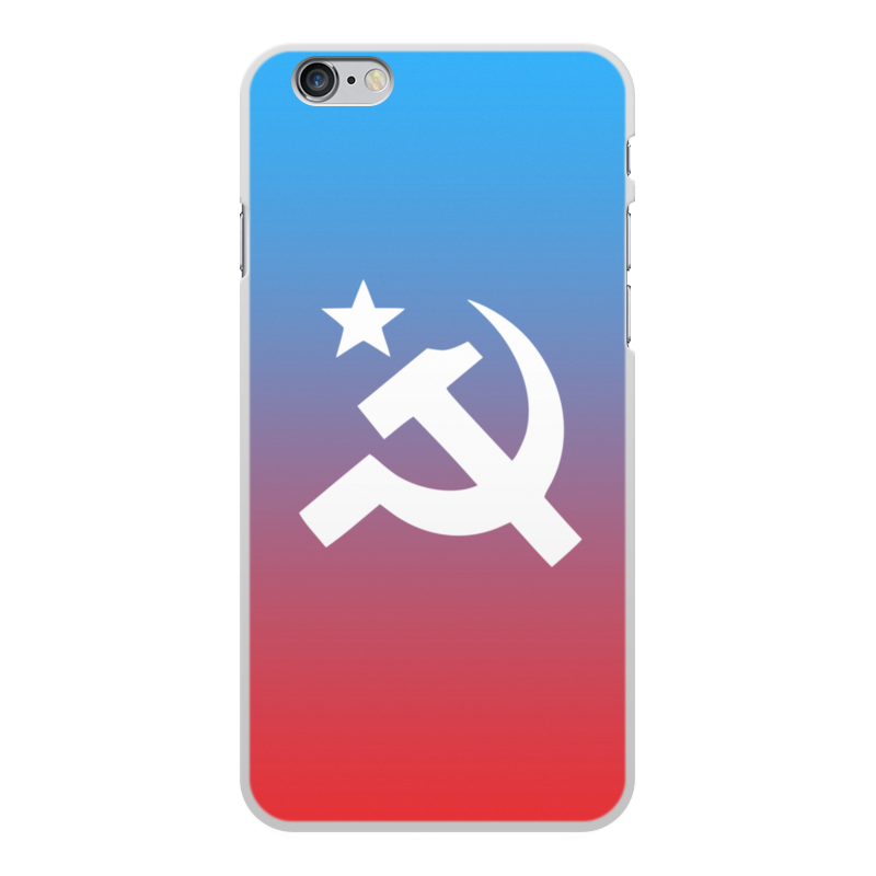 Printio Чехол для iPhone 6 Plus, объёмная печать Советский союз