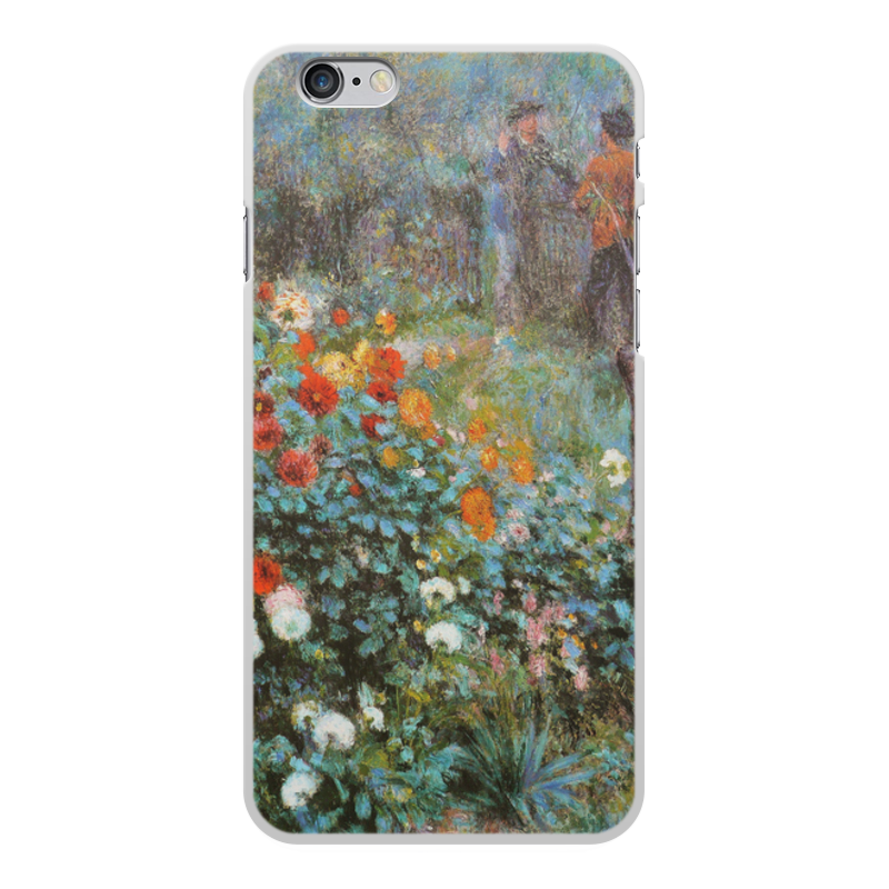 Printio Чехол для iPhone 6 Plus, объёмная печать Сад на улице корто (сад на монмартре) (ренуар)