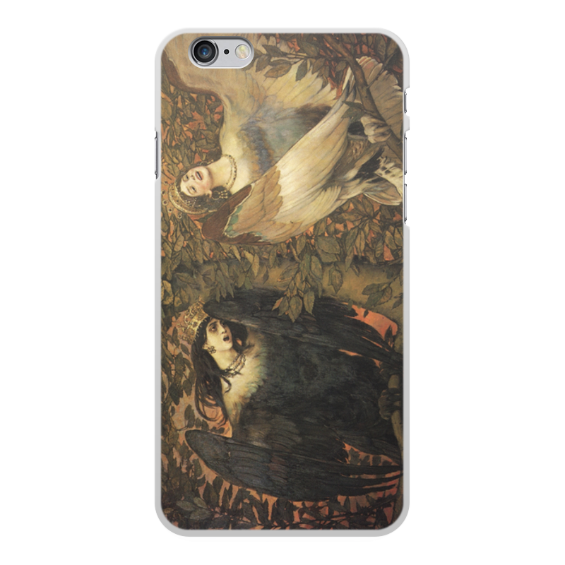 Printio Чехол для iPhone 6 Plus, объёмная печать Сирин и алконост. птицы радости и печали