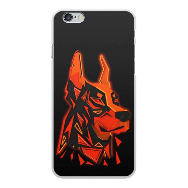 Printio Чехол для iPhone 6 Plus, объёмная печать Доберман printio чехол для iphone 6 объёмная печать портрет морды собаки