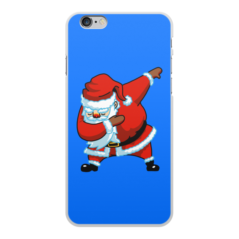 Printio Чехол для iPhone 6 Plus, объёмная печать Dabbing santa