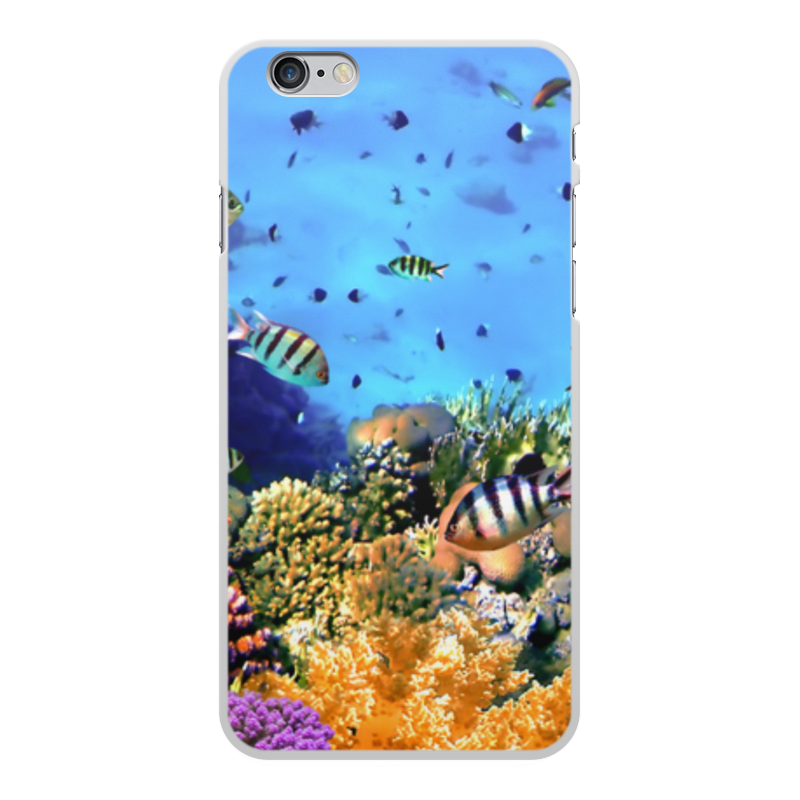 Printio Чехол для iPhone 6 Plus, объёмная печать Морской риф printio чехол для iphone 6 plus объёмная печать морской пляж