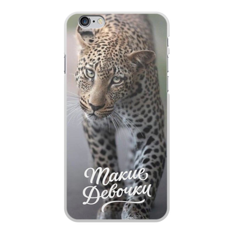 Printio Чехол для iPhone 6 Plus, объёмная печать Леопард