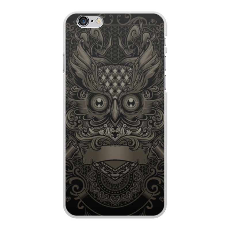 Printio Чехол для iPhone 6 Plus, объёмная печать Антикварная сова