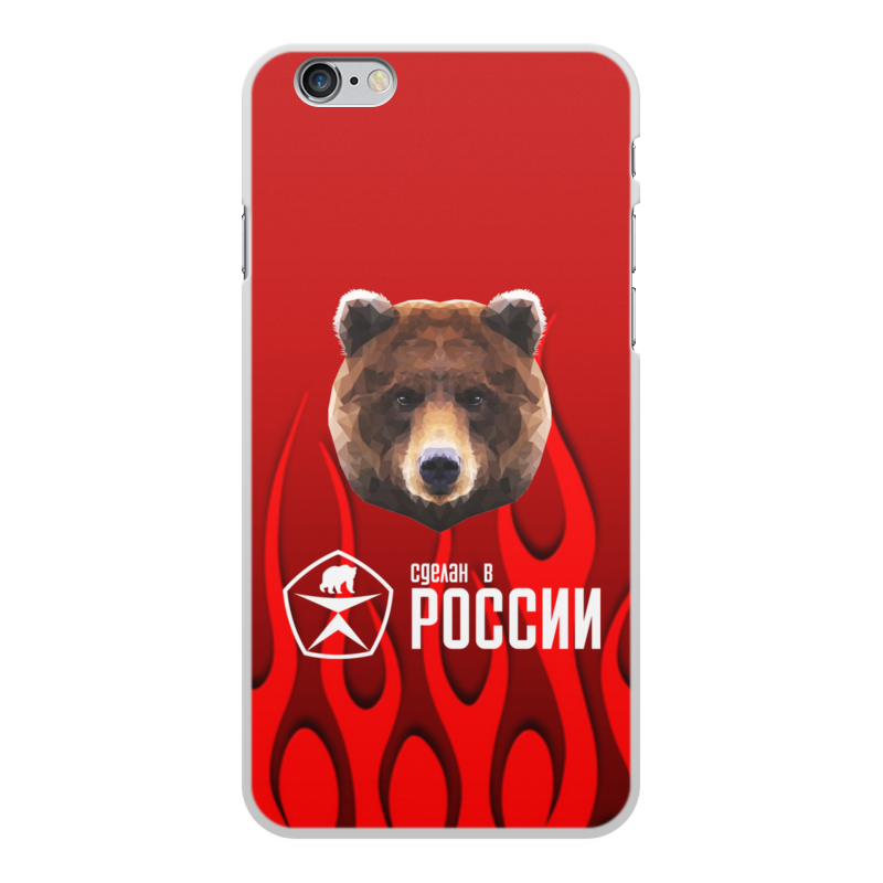 Printio Чехол для iPhone 6 Plus, объёмная печать Сделан в россии