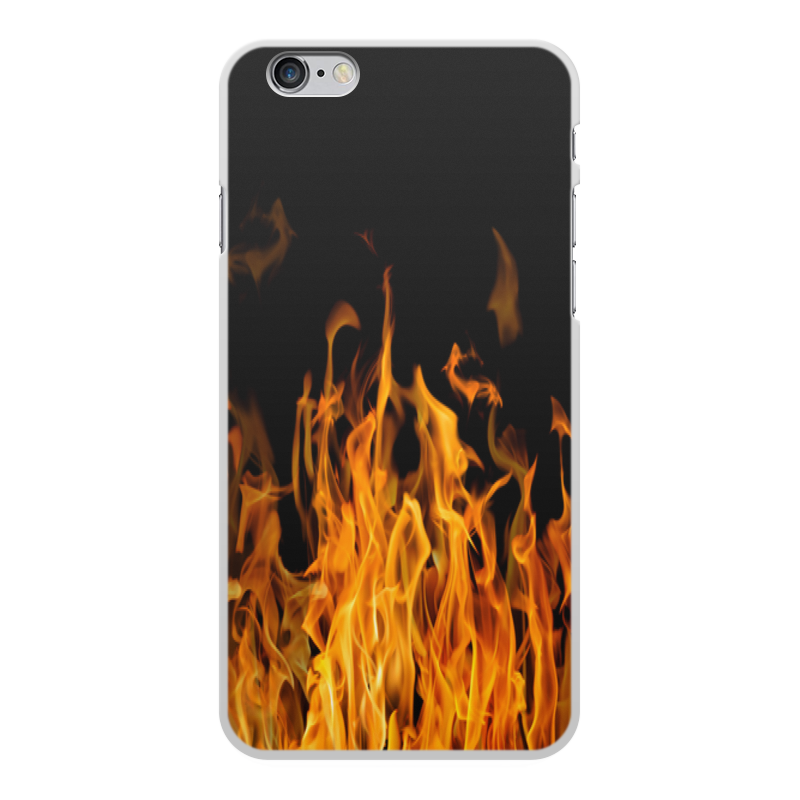 Printio Чехол для iPhone 6 Plus, объёмная печать Огонь printio чехол для iphone 6 plus объёмная печать кошка и огонь