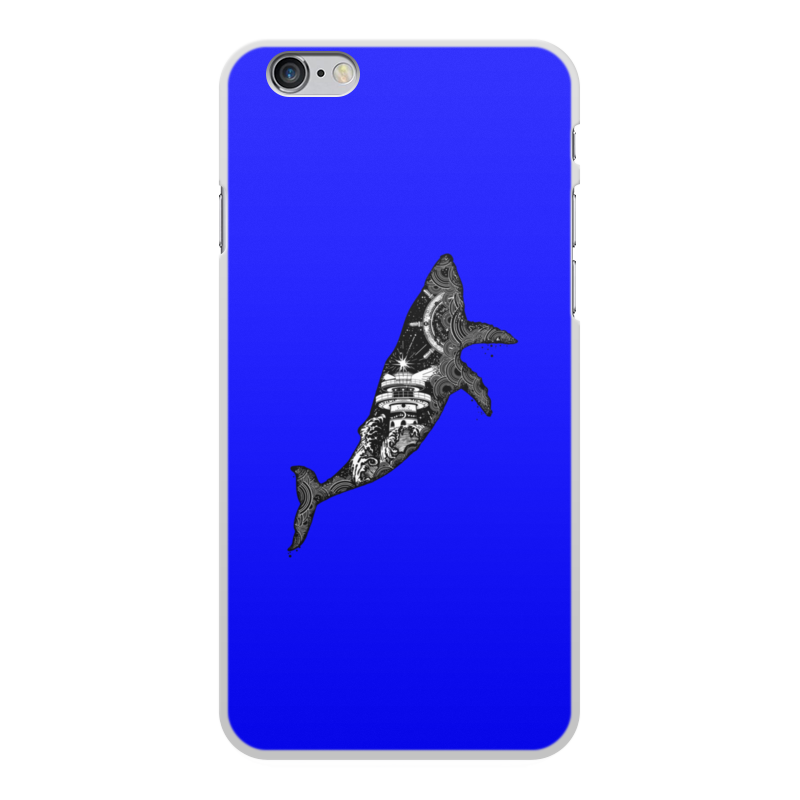 Printio Чехол для iPhone 6 Plus, объёмная печать Кит и море