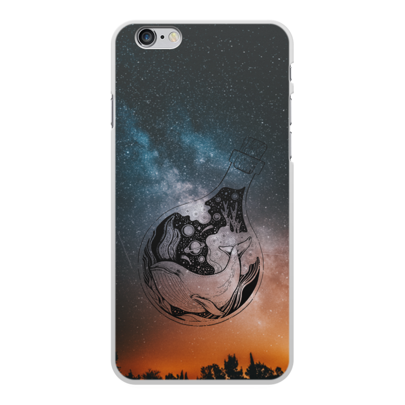 Printio Чехол для iPhone 6 Plus, объёмная печать Космический кит printio чехол для iphone 8 plus объёмная печать космический кит