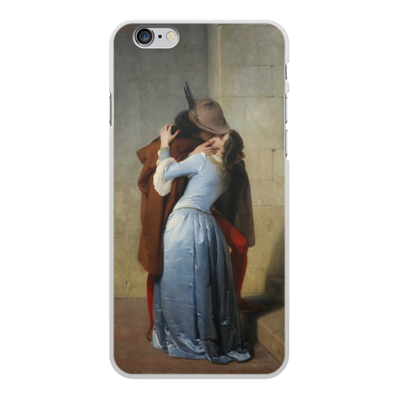 Printio Чехол для iPhone 6 Plus, объёмная печать Поцелуй (франческо айец) printio чехол для iphone 12 объёмная печать поцелуй франческо айец