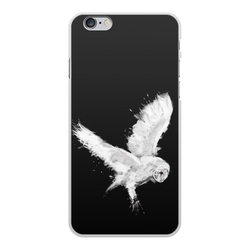 Printio Чехол для iPhone 6 Plus, объёмная печать Белая сова