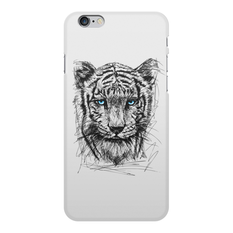 Printio Чехол для iPhone 6 Plus, объёмная печать Белый тигр printio чехол для iphone 6 plus объёмная печать белый тигр