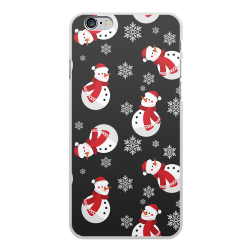 Заказать чехол для iPhone 6/6 Plus в Москве. Чехол для iPhone 6 Plus, объёмная печать Снеговик от THE_NISE  - готовые дизайны и нанесение принтов.