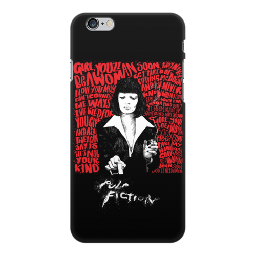 Заказать чехол для iPhone 6/6 Plus в Москве. Чехол для iPhone 6 Plus, объёмная печать Pulp Fiction (Ума Турман) от Аня Лукьянова - готовые дизайны и нанесение принтов.