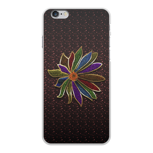 Заказать чехол для iPhone 6/6 Plus в Москве. Чехол для iPhone 6 Plus, объёмная печать Разноцветный цветок от Тари  Танте - готовые дизайны и нанесение принтов.