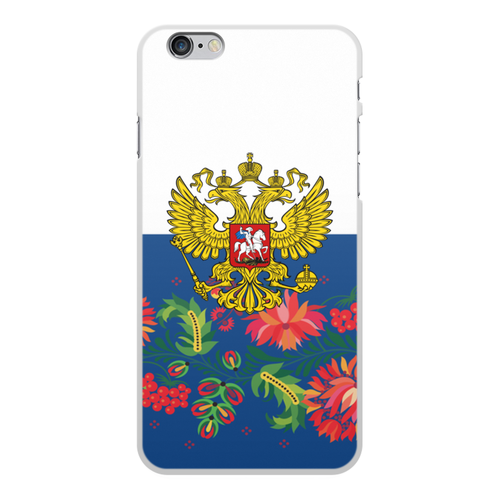 Заказать чехол для iPhone 6/6 Plus в Москве. Чехол для iPhone 6 Plus, объёмная печать Хохлома от THE_NISE  - готовые дизайны и нанесение принтов.